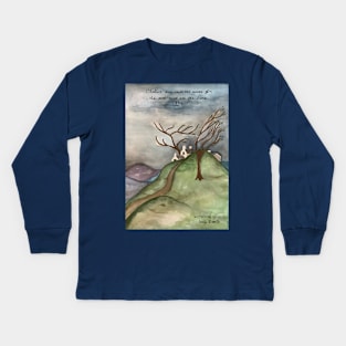 Art of Wuthering Heights by Emily Bronte Kids Long Sleeve T-Shirt